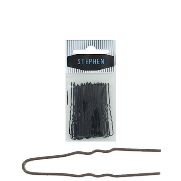 Épingles à cheveux ondulées Stephen 55 mm, lot de 20