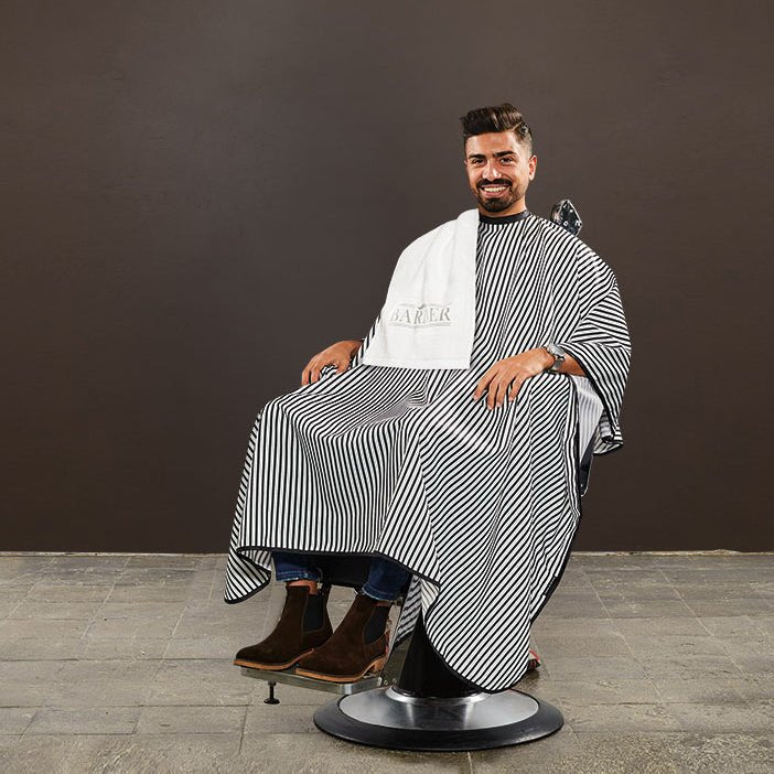 Trend Design Kaplaken Barber Wit - KOOS • alles voor je haar