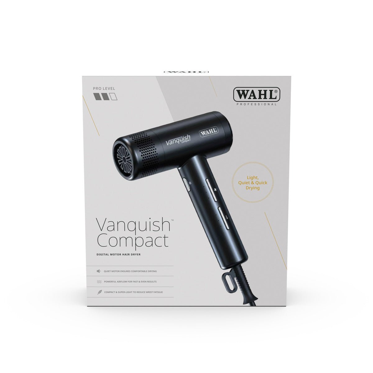 Wahl Vanquish Compact Dryer Black - KOOS • alles voor je haar