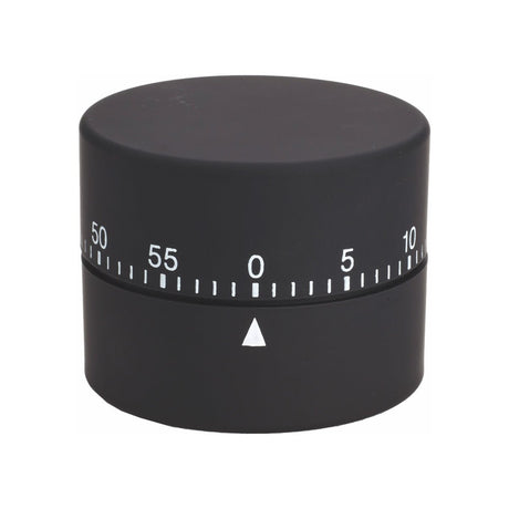 Wekker Efalock Round Timer Zwart - Koosvanderbeek.nl - Efalock - Wekkers