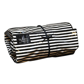 Y.S. Park Striped Roll-Up Case - KOOS • alles voor je haar